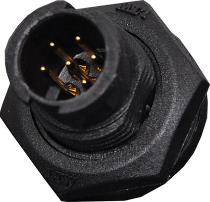 Circular Connectors 4 Pin 2A Locking Male Chassis IP66 Waterproof Plug P9364