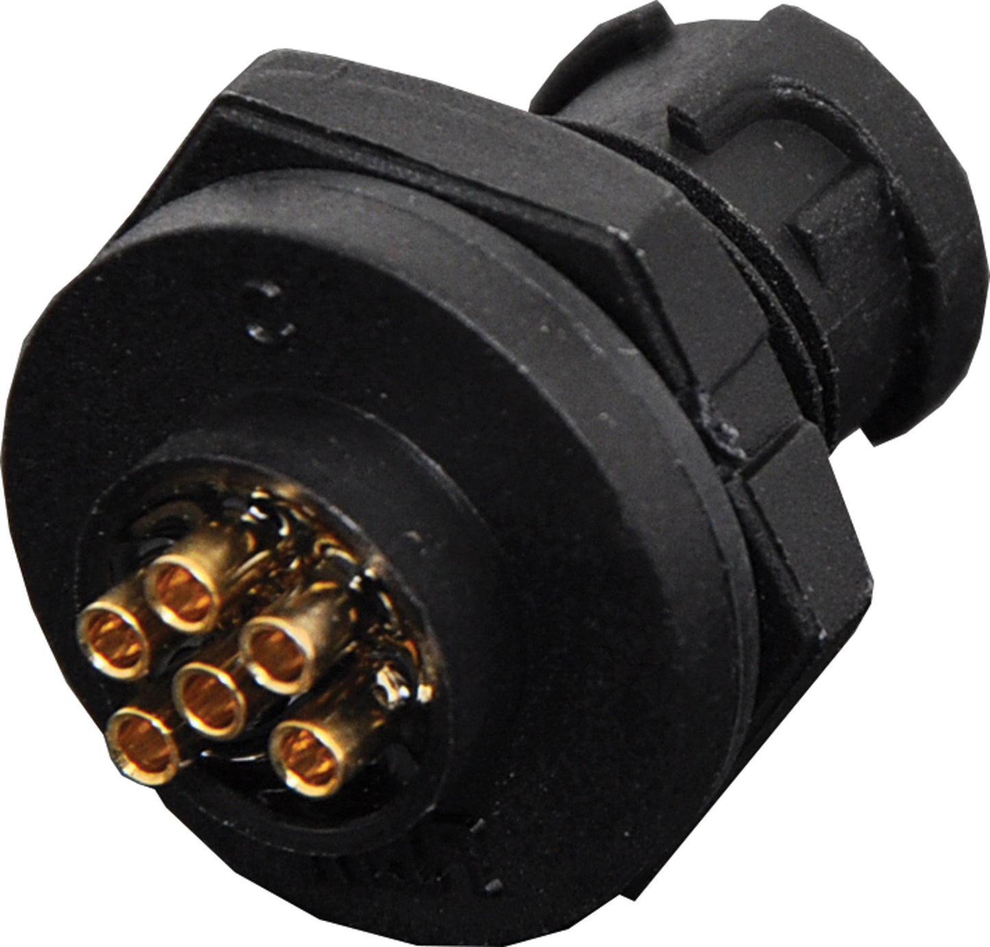 Circular Connectors 4 Pin 2A Locking Male Chassis IP66 Waterproof Plug P9364