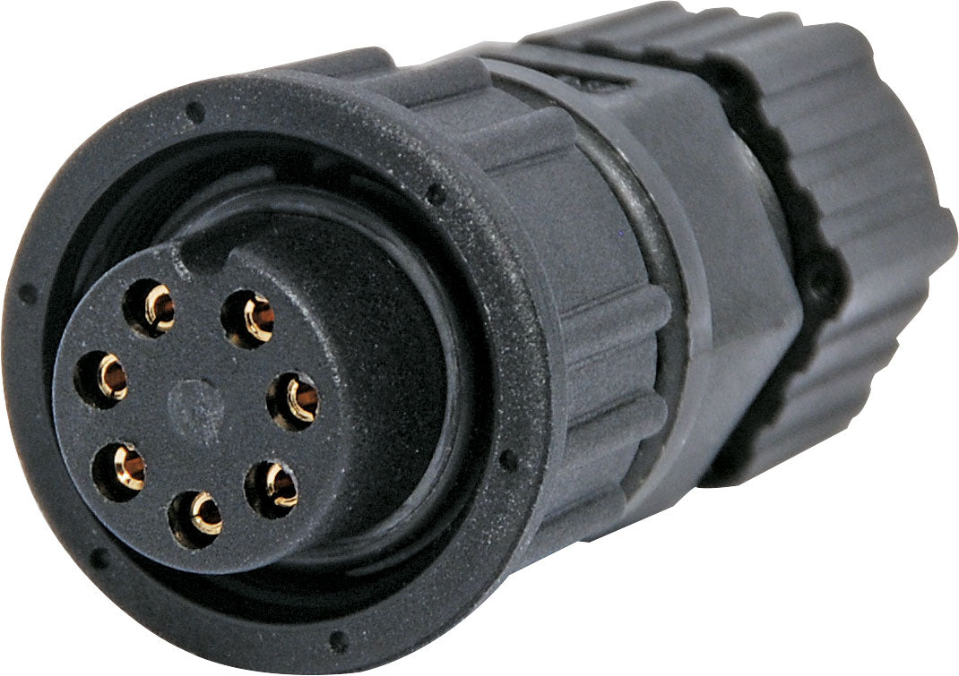 Circular Connector 7 Pin 5A Screw-On Female Line IP66 Waterproof Socket P9407