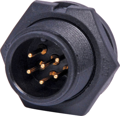 Circular Connector 6 Pin 5A Screw-On Male Chassis IP67 Waterproof Plug P9416