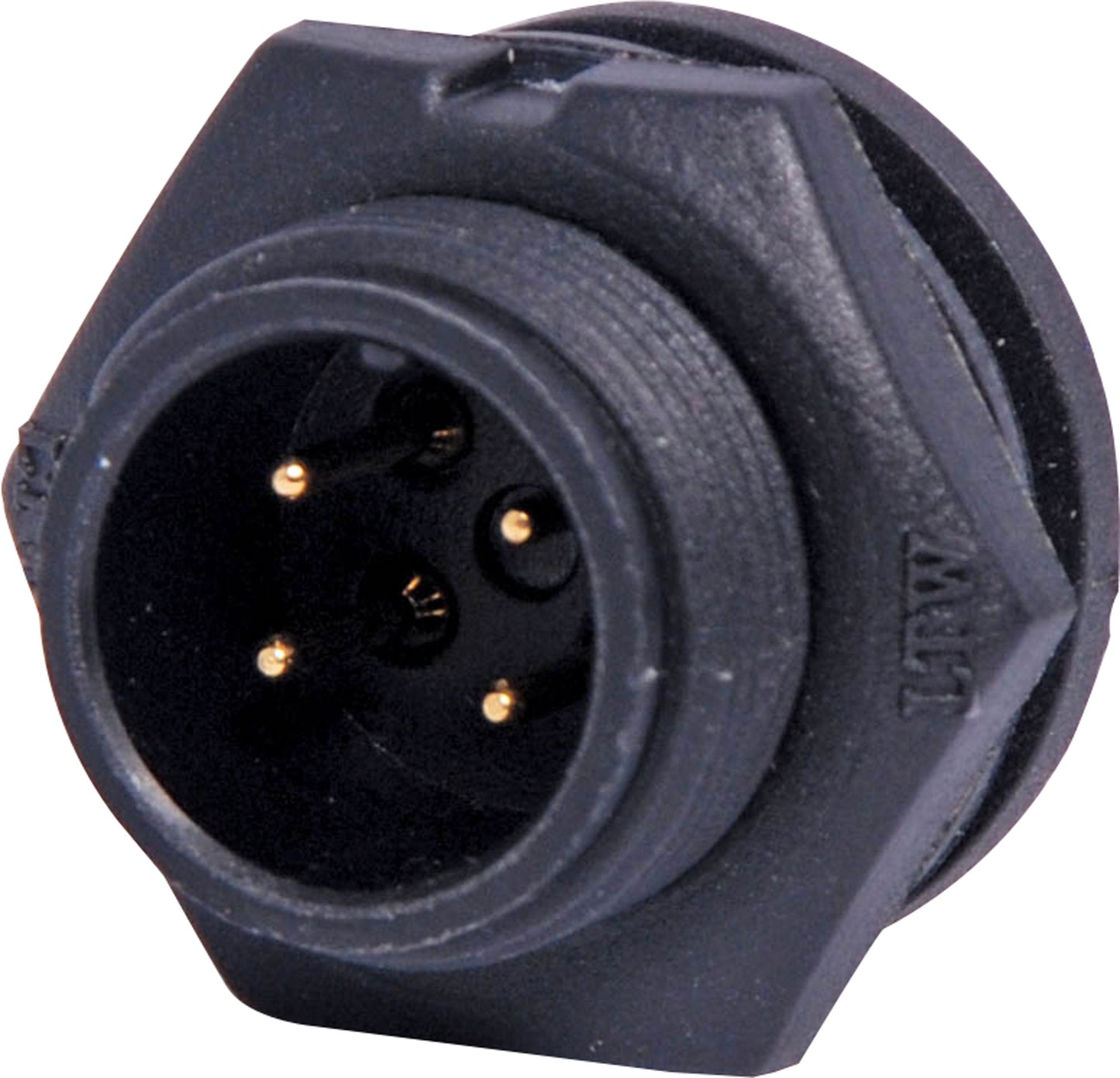 Circular Connectors 4 Pin 5A Screw-On Male PCB IP67 Waterproof Plug P9424