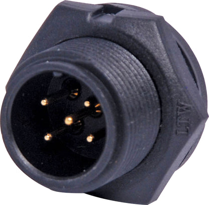 Circular Connector 5 Pin 5A Screw-On Male PCB IP67 Waterproof Plug P9425