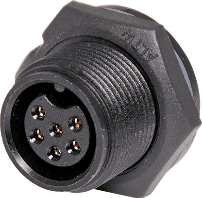 Circular Connector 6 Pin 5A Screw-On Female Chassis IP67 Waterproof Socket P9446A