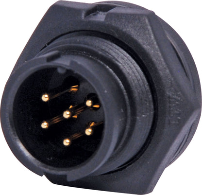 Circular Connector 6 Pin 5A Locking Male Chassis IP67 Waterproof Plug P9466A