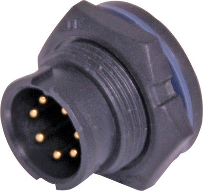 Circular Connector 7 Pin 5A Locking Male Chassis IP67 Waterproof Plug P9467A