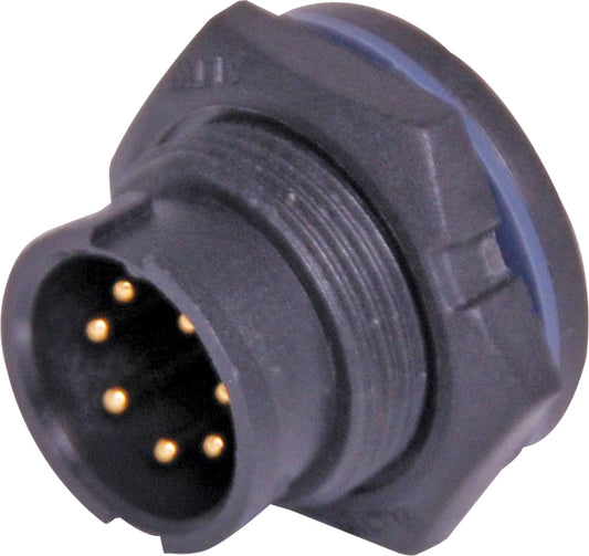 Circular Connector 7 Pin 5A Locking Male Chassis IP67 Waterproof Plug P9467A