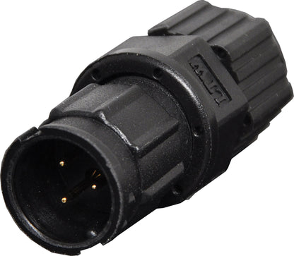 Locking Male Line IP67 Waterproof Plug 3 Pin 5A P9473
