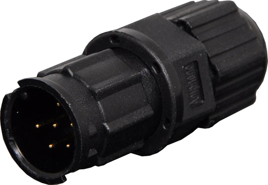 Circular Connector 6 Pin 5A Locking Male Line IP67 Waterproof Plug P9476