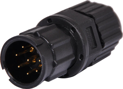 Circular Connector 8 Pin 5A Locking Male Line IP67 Waterproof Plug P9478