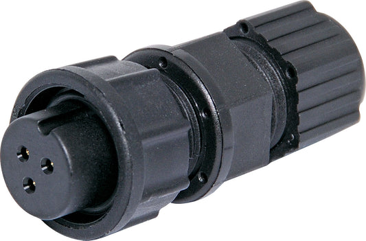 Locking Female Line IP67 Waterproof Socket 3 Pin 5A P9483