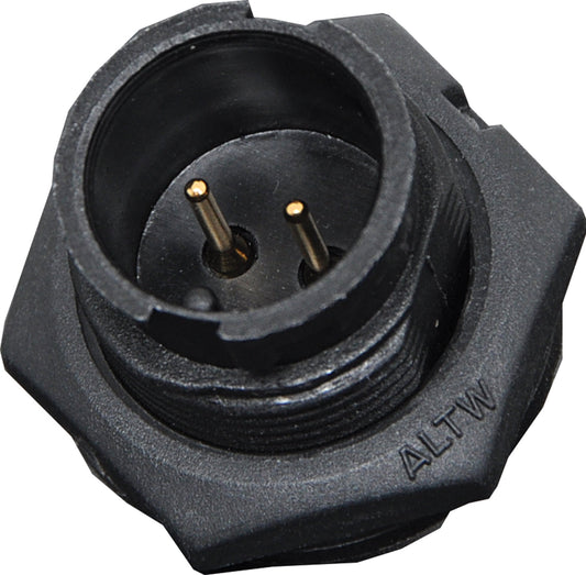 Circular Connector 2 Pin 5A Locking Male PCB IP67 Waterproof Plug P9492