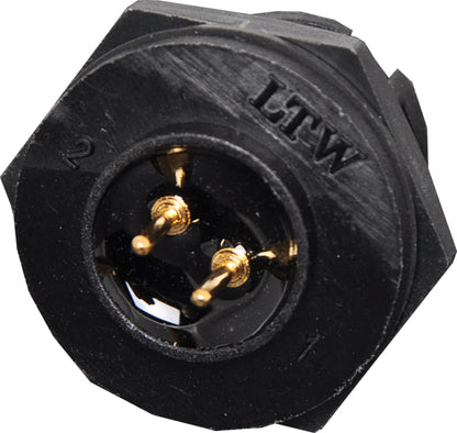 Circular Connector 2 Pin 5A Locking Male PCB IP67 Waterproof Plug P9492