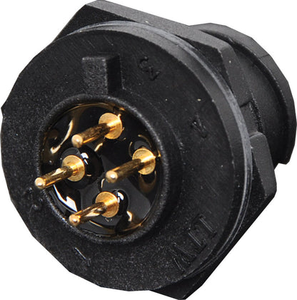 Circular Connectors 4 Pin 5A Locking Male PCB IP67 Waterproof Plug P9494