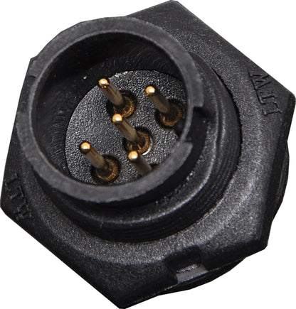 Circular Connector 5 Pin 5A Locking Male PCB IP67 Waterproof Plug P9495