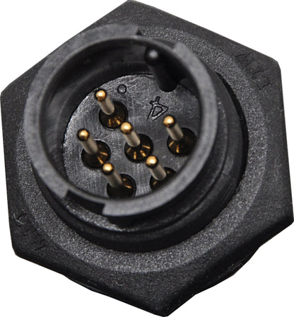 Circular Connector 6 Pin 5A Locking Male PCB IP67 Waterproof Plug P9496