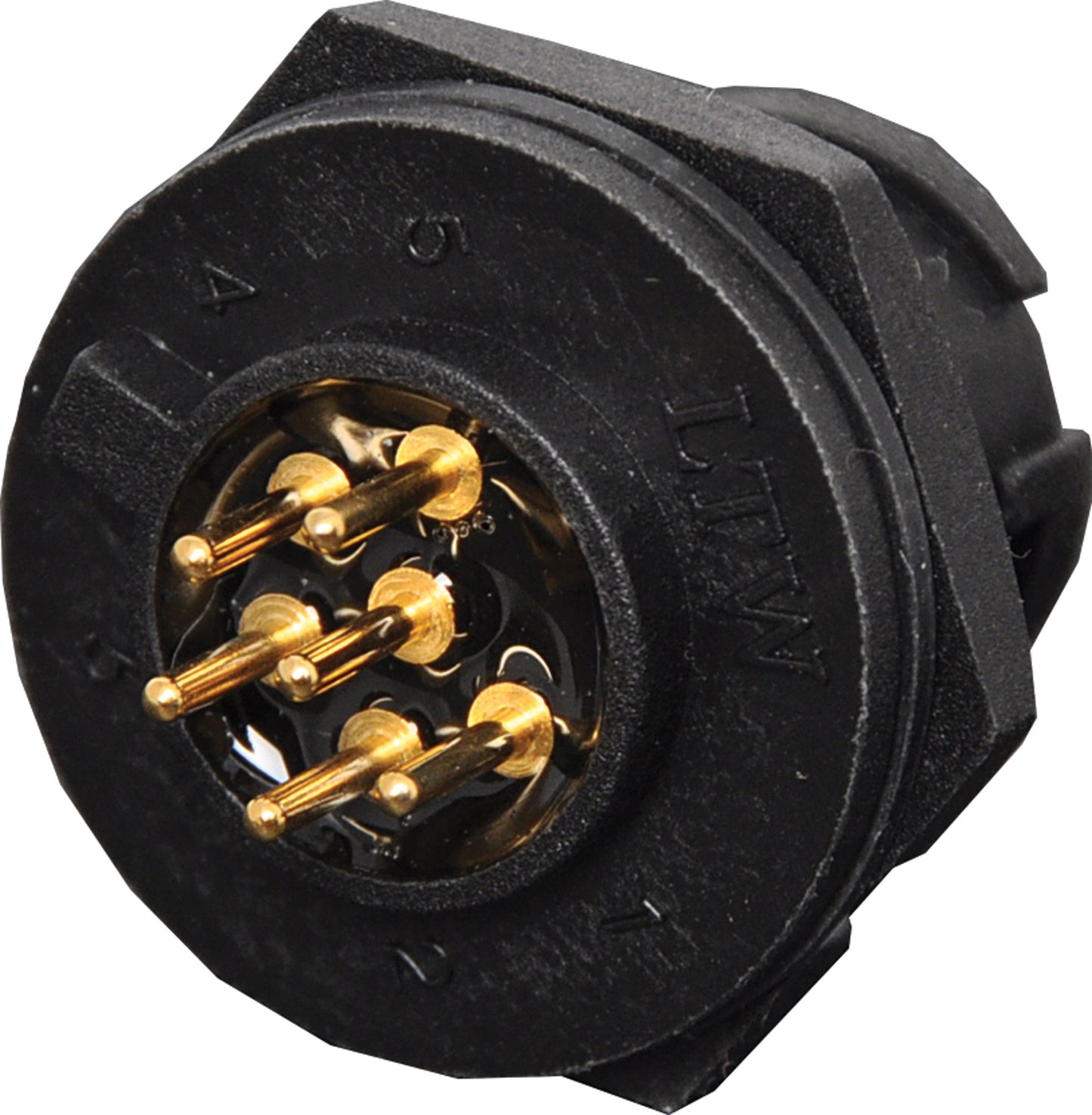 Circular Connector 6 Pin 5A Locking Male PCB IP67 Waterproof Plug P9496
