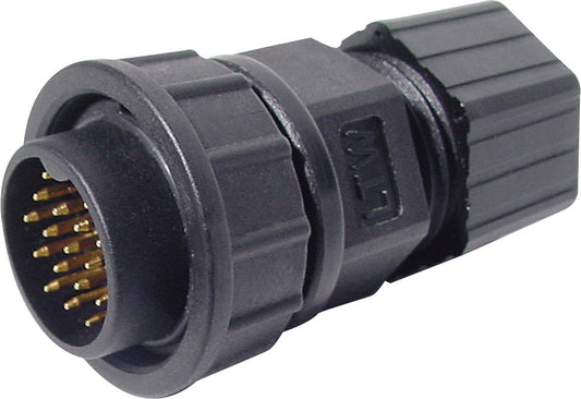 Circular Connectors 18 Pin 5A Locking Male Line IP67 Waterproof Plug P9506