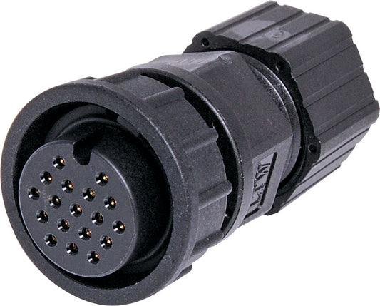 Circular Connectors 18 Pin 5A Locking female Line IP67 Waterproof Socket P9507