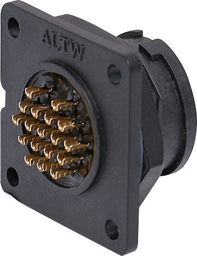 Circular Connectors 18 Pin 5A Locking Female Chassis IP67 Waterproof Socket P9526