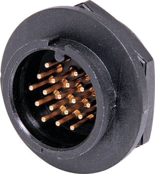 Circular Connectors 18 Pin 5A Locking Male Chassis IP67 Waterproof Plug P9546