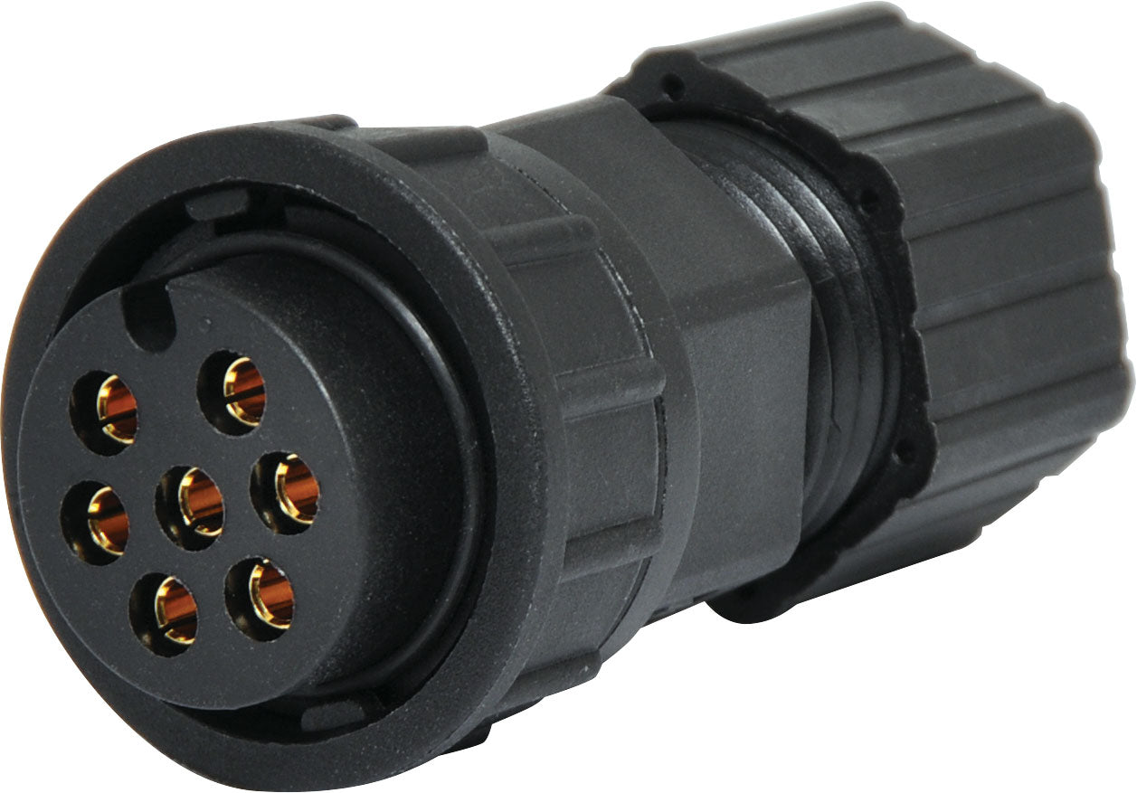Circular Connector 7 Pin 20A Locking Female Line IP66 Waterproof Socket P9607