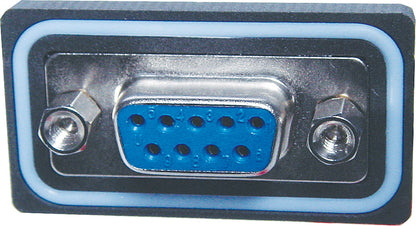 D-Sub Connector DE9 Female Solder Cup IP67 Rated P9650