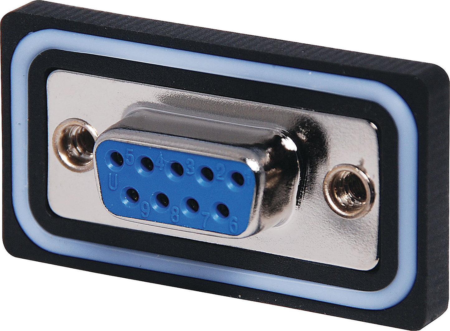 D-Sub Connector DE9 Female PCB 90 Deg. IP67 Rated P9652