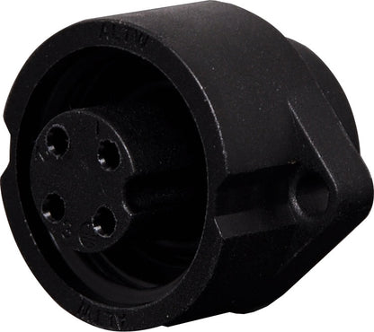 Circular Connectors 4 Pin 12A Screw On Female Chassis IP67 Waterproof P9755