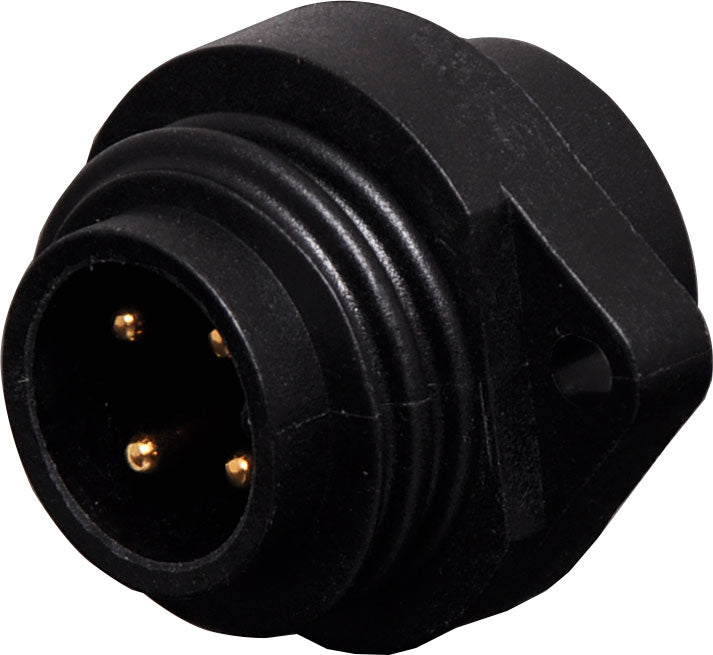 Circular Connectors IP67 Rated 12A 4 pin Male Screw type chassis P9757