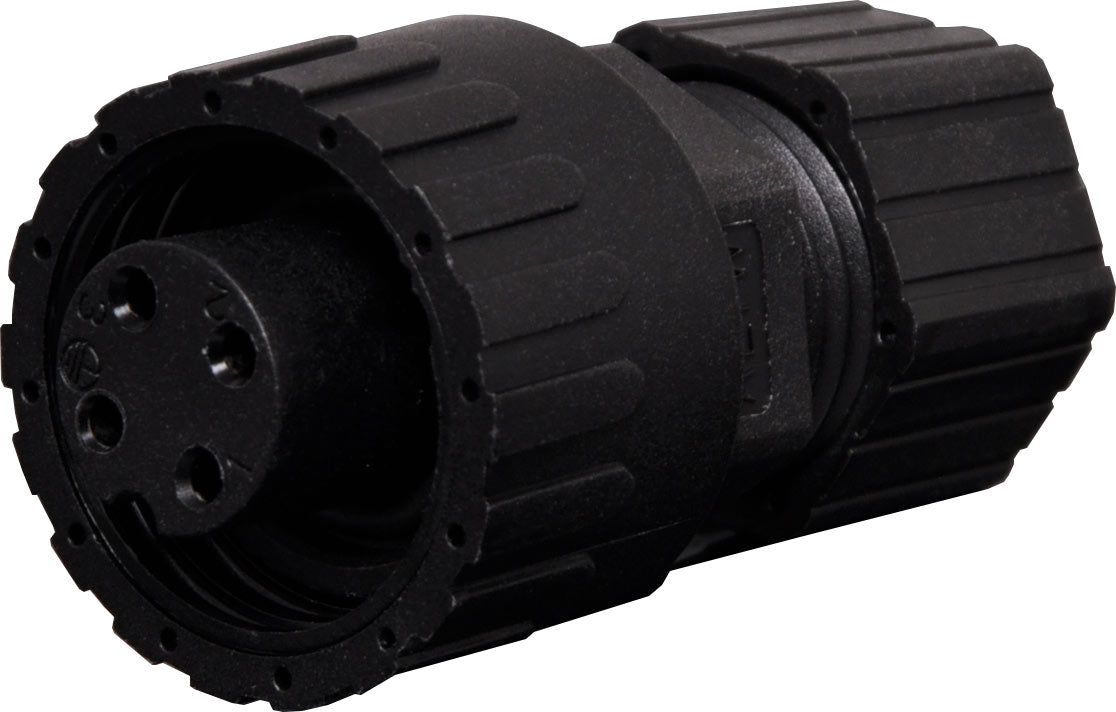 Circular Connectors 4 Pin 12A Screw On Female Line IP67 Waterproof P9758