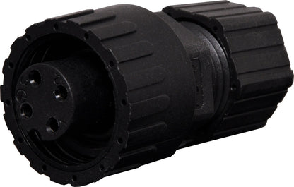 Circular Connectors 4 Pin 12A Screw On Female Line IP67 Waterproof P9758