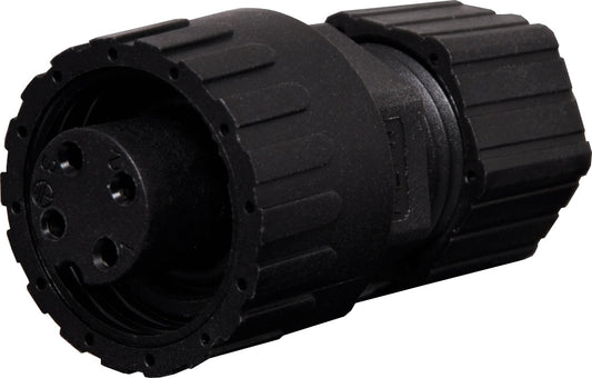 Circular Connectors 4 Pin 12A Screw On Female Line IP67 Waterproof P9758