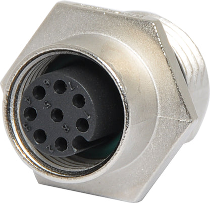 Circular Connectors 8 Pin 2A M12 Screw-On Chassis Female IP68 Waterproof P9868A