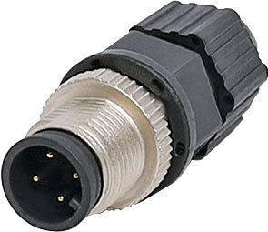 Circular Connectors 4 Pin 4A M12 Screw-On Line Male IP68 Waterproof P9869A