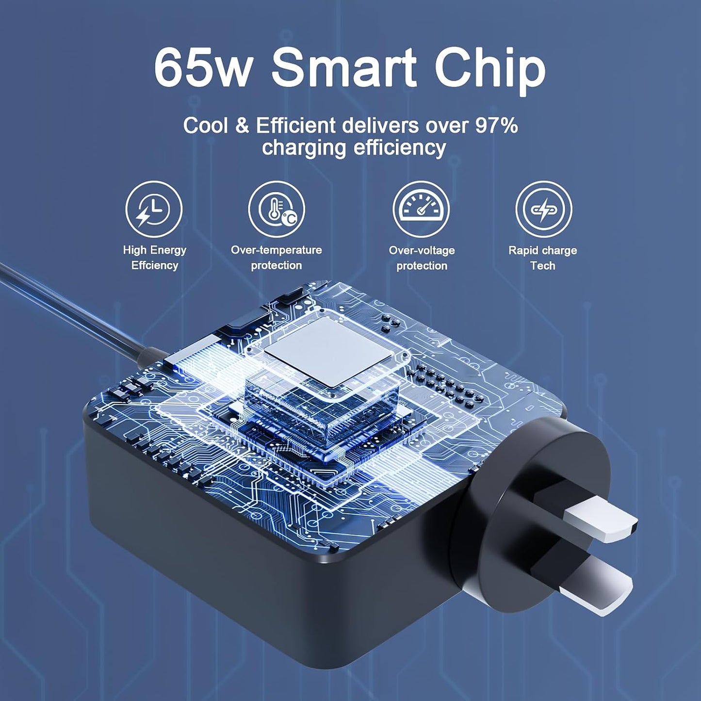 Mains Laptop Power Supply 18.5-20v 65w PA65W