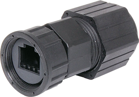 Modular RJ Connector 8P8C RJ45 Screw-On Line Plug Housing IP67 Waterproof PA9708A