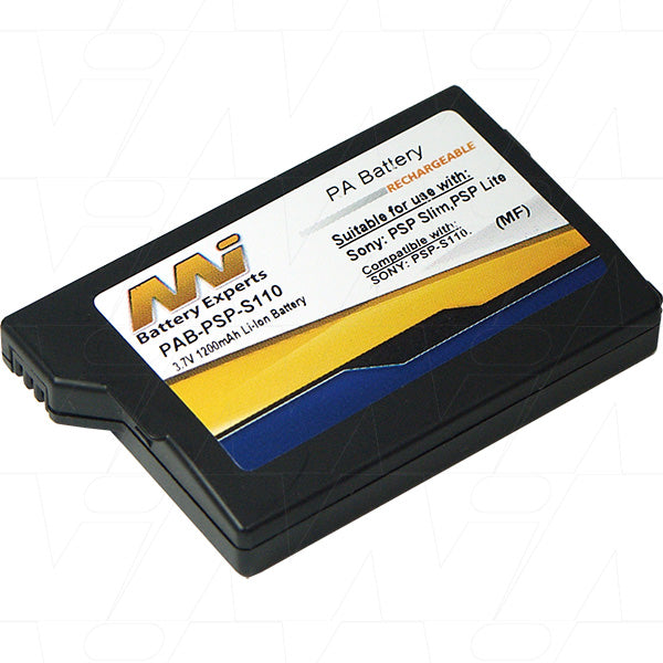 Electronic Game Battery suitable for Sony PSP Slim PAB-PSP-S110