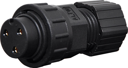 Locking Female Line IP67 Waterproof Socket 3 Pin 20A PB9603