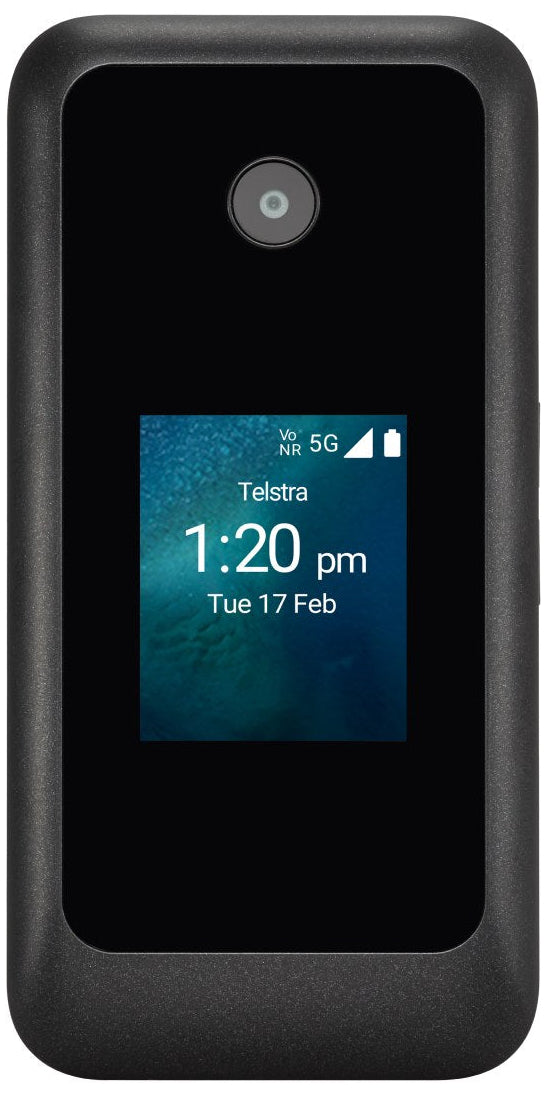 Telstra Prepaid ZTE Flip 5 5G Black TE094