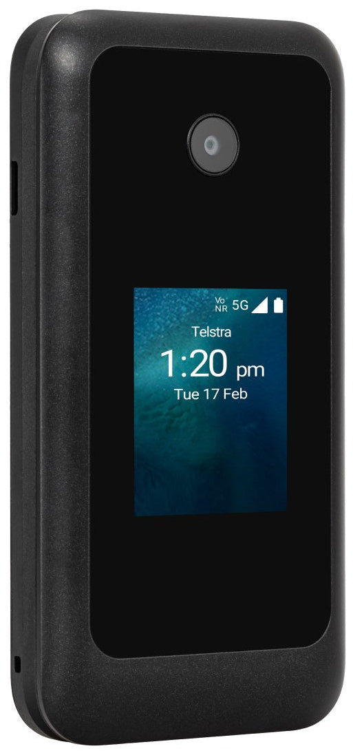 Telstra Prepaid ZTE Flip 5 5G Black TE094
