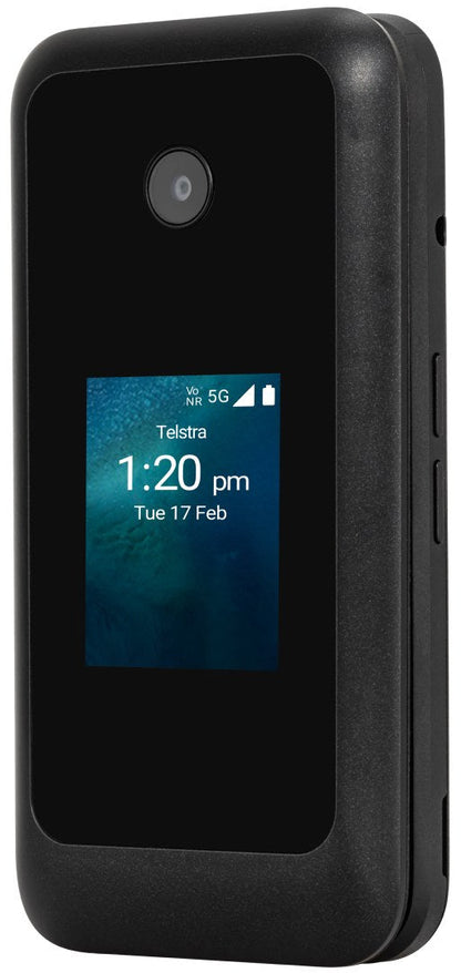 Telstra Prepaid ZTE Flip 5 5G Black TE094
