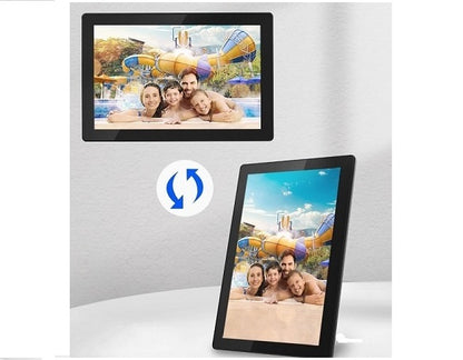 Frameo Digital Photo Frame 10.1in Wi Fi Touch Panel USB 32GB SD Card 32GB 16GB Built In PF1005WF
