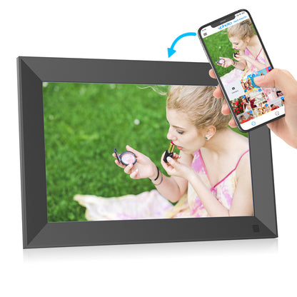Digital Photo Frame 10.1in Wi Fi Touch Panel SD Card 32GB 16GB Built In PF1005WV