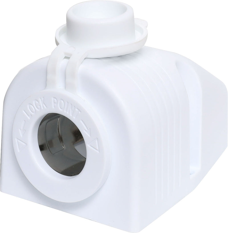 Car Accessory Socket 12VDC Surface Mount Female White PG0649