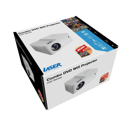Laser LED 1080P Projector DVD WIFI Casting PJ-DVDFHD-682