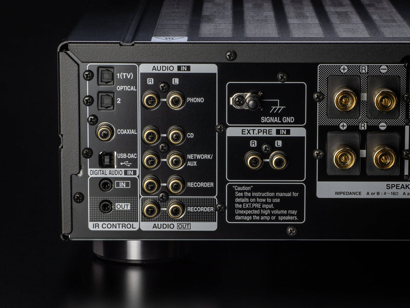 Denon PMA-1700NE 2 Ch. 140W integrated Amplifier with USB-DAC (Black) PMA1700NE