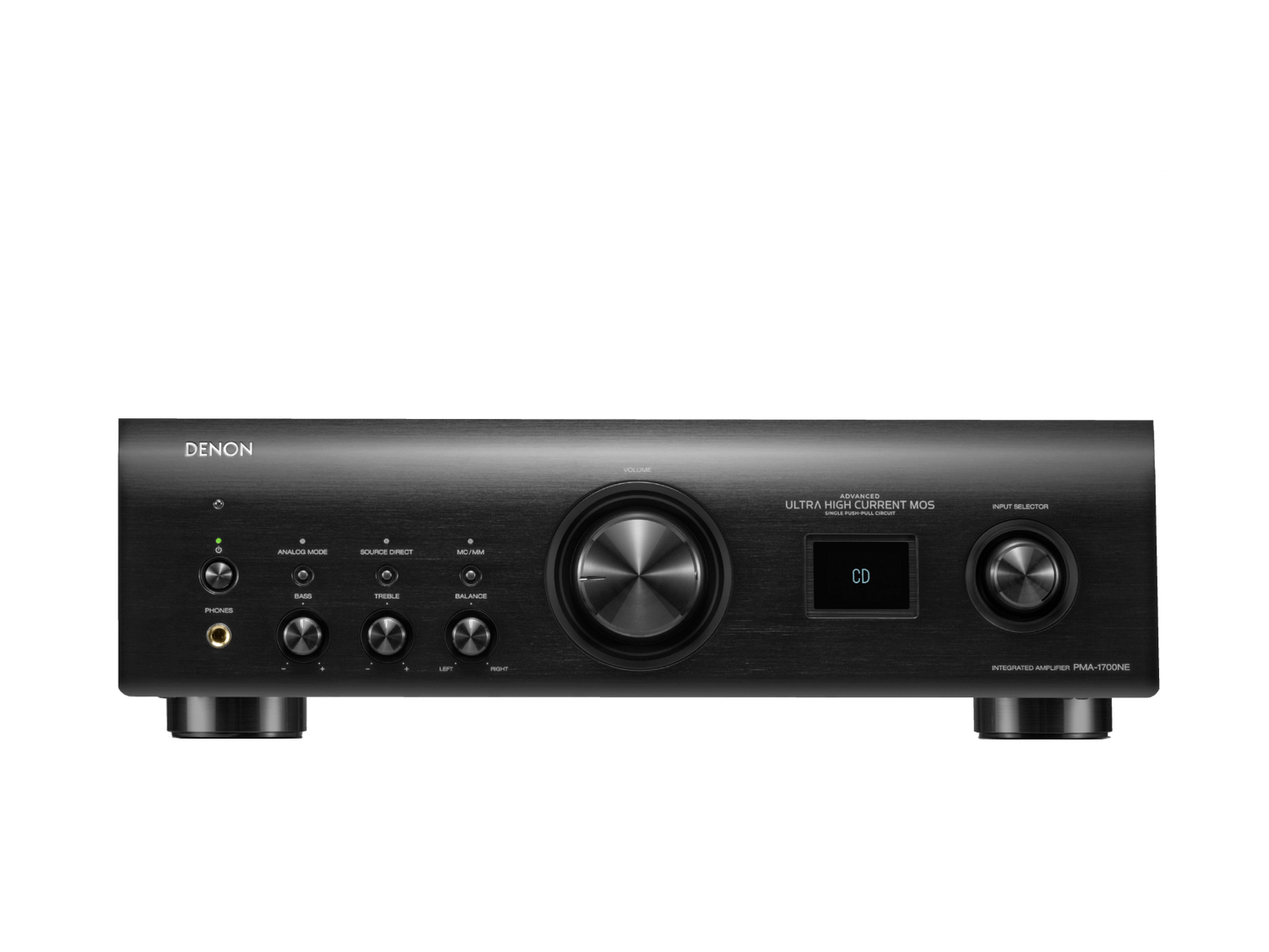 Denon PMA-1700NE 2 Ch. 140W integrated Amplifier with USB-DAC (Black) PMA1700NE