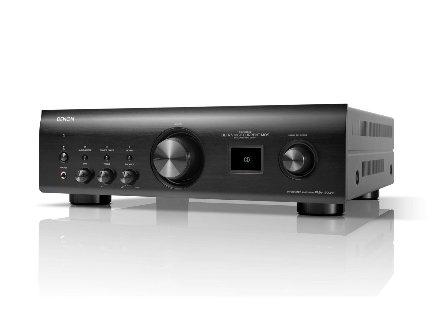 Denon PMA-1700NE 2 Ch. 140W integrated Amplifier with USB-DAC (Black) PMA1700NE