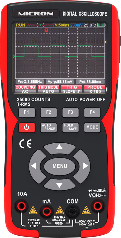 Oscilloscope & Digital Multimeter 50mhz Lcd Hand Held Q0102A