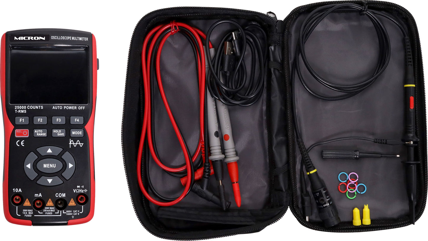 Oscilloscope & Digital Multimeter 50mhz Lcd Hand Held Q0102A
